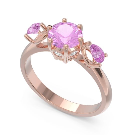 Three Stone Pear Taraggana Ring