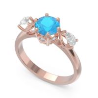 Three Stone Pear Taraggana Ring