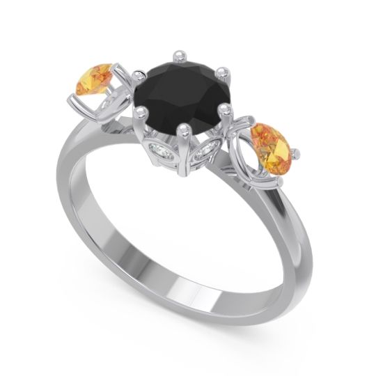Three Stone Pear Taraggana Ring