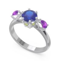 Three Stone Pear Taraggana Ring