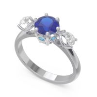 Three Stone Pear Taraggana Ring