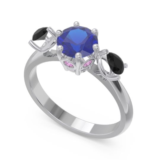 Three Stone Pear Taraggana Ring