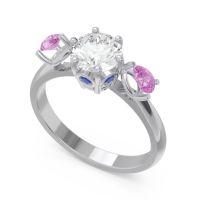 Three Stone Pear Taraggana Ring