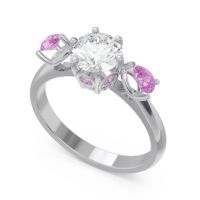 Three Stone Pear Taraggana Ring