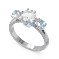 Three Stone Pear Taraggana Ring