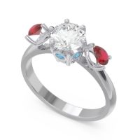 Three Stone Pear Taraggana Ring