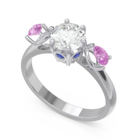 Three Stone Pear Taraggana Ring