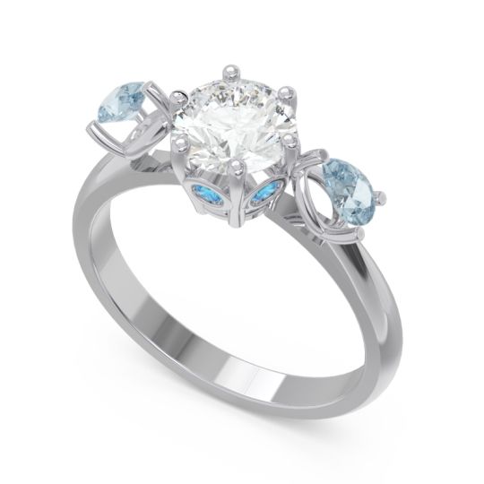 Three Stone Pear Taraggana Ring