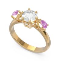 Three Stone Pear Taraggana Ring