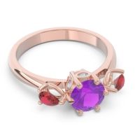 Three Stone Pear Taraggana Ring