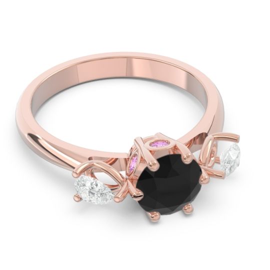 Three Stone Pear Taraggana Ring