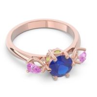 Three Stone Pear Taraggana Ring