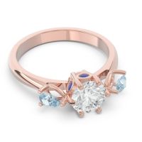 Three Stone Pear Taraggana Ring