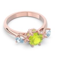 Three Stone Pear Taraggana Ring