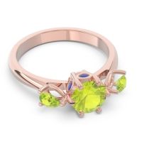 Three Stone Pear Taraggana Ring