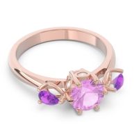 Three Stone Pear Taraggana Ring