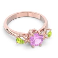 Three Stone Pear Taraggana Ring