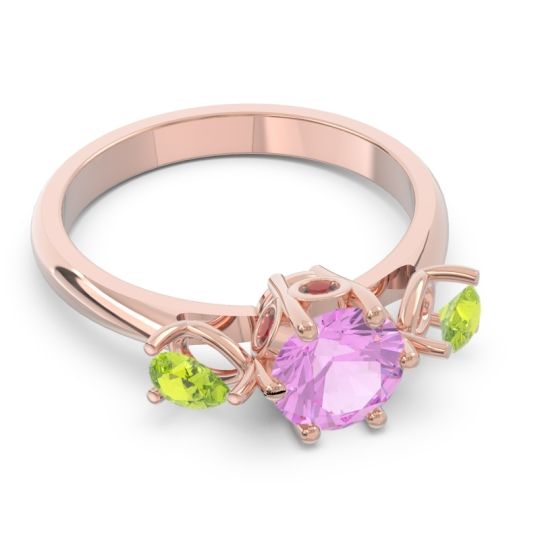 Three Stone Pear Taraggana Ring