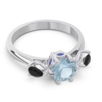 Three Stone Pear Taraggana Ring