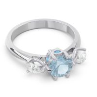 Three Stone Pear Taraggana Ring