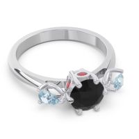 Three Stone Pear Taraggana Ring