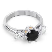 Three Stone Pear Taraggana Ring