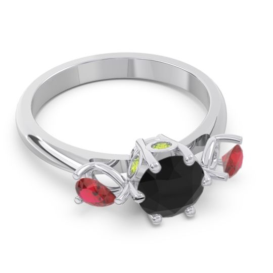 Three Stone Pear Taraggana Ring