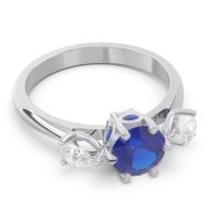 Three Stone Pear Taraggana Ring