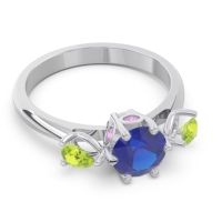 Three Stone Pear Taraggana Ring