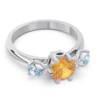 Three Stone Pear Taraggana Ring