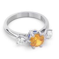 Three Stone Pear Taraggana Ring