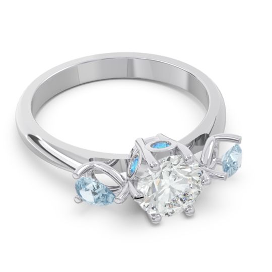Three Stone Pear Taraggana Ring