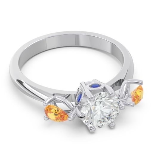 Three Stone Pear Taraggana Ring