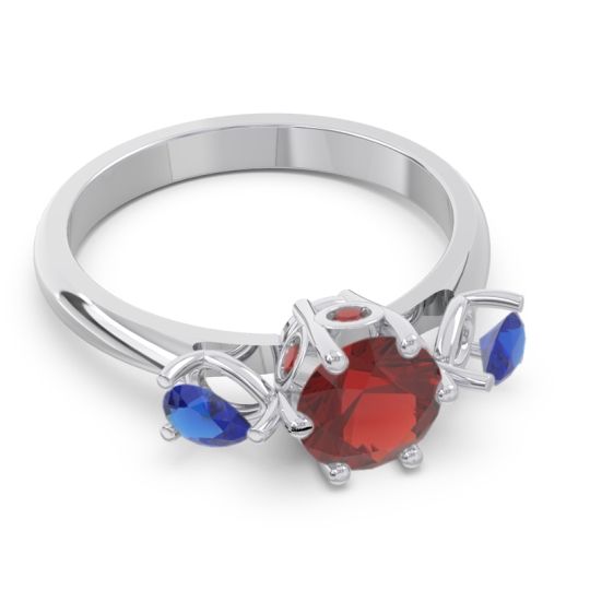 Three Stone Pear Taraggana Ring