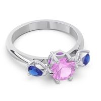 Three Stone Pear Taraggana Ring