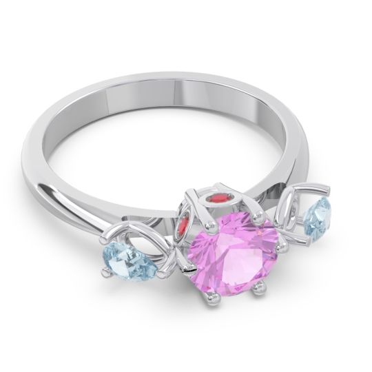 Three Stone Pear Taraggana Ring