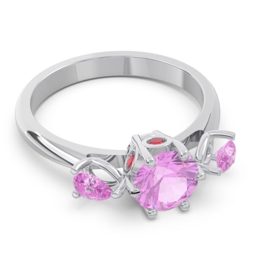 Three Stone Pear Taraggana Ring