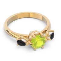 Three Stone Pear Taraggana Ring