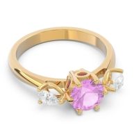 Three Stone Pear Taraggana Ring