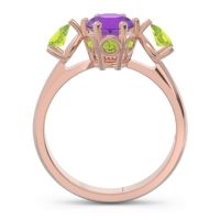 Three Stone Pear Taraggana Ring