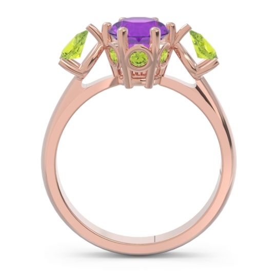 Three Stone Pear Taraggana Ring