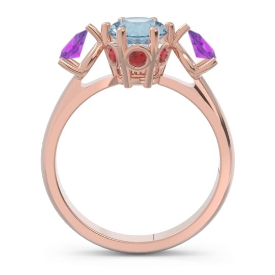 Three Stone Pear Taraggana Ring