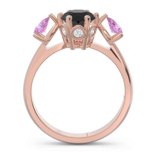 Three Stone Pear Taraggana Ring