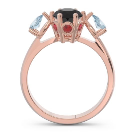 Three Stone Pear Taraggana Ring