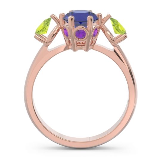 Three Stone Pear Taraggana Ring
