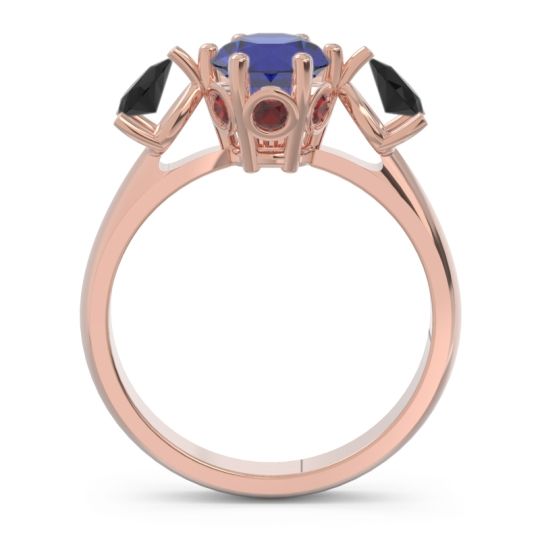 Three Stone Pear Taraggana Ring