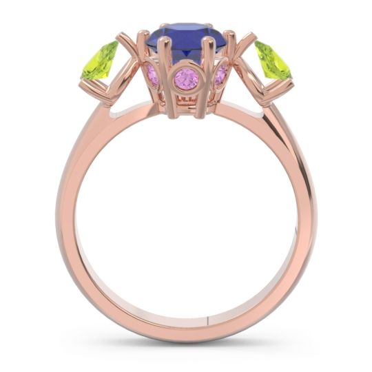 Three Stone Pear Taraggana Ring