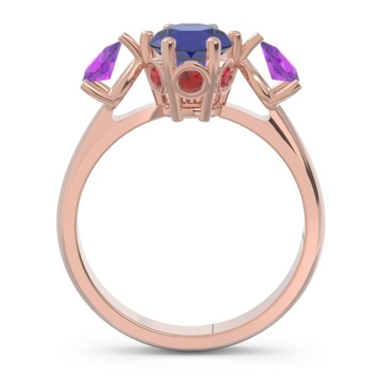 Three Stone Pear Taraggana Ring