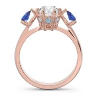 Three Stone Pear Taraggana Ring