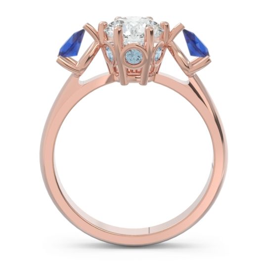 Three Stone Pear Taraggana Ring